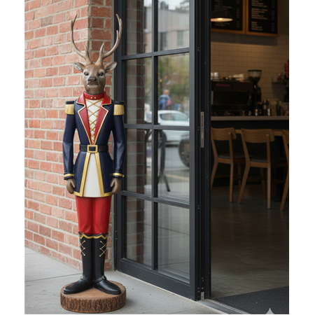 Büyük Boy Geyik Heykeli