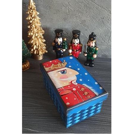 Dekoratif Ahşap Kutu-Kurşun Asker