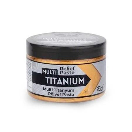 Rich Titanyum Metalik Rölyef Pasta Antik Altın-150cc