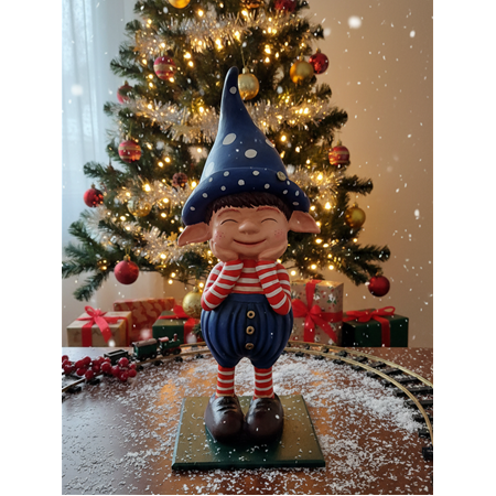 El Boyaması Polyester Elf Cüce