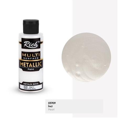 Rich Multi Surface Metalik Boya 120 cc - 6500 İnci (03709)