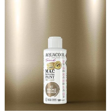 Aquacool Trend Metalik Boya 120 ml - 907 Bronz