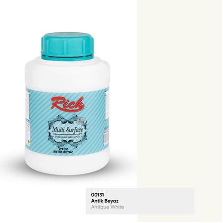 Rich Multi Surface Akrilik Boya 1250 cc - 00131 Antik Beyaz