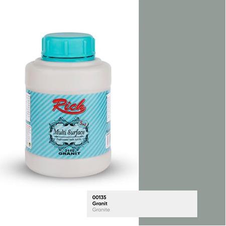 Rich Multi Surface Akrilik Boya 1250 cc - 00135 Granit