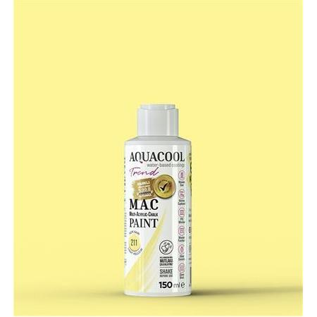 Aquacool Trend MAC Boya 150 ml - 211 Açık Sarı