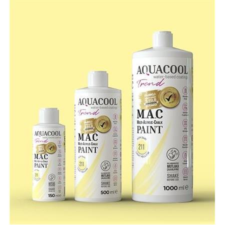 Aquacool Trend MAC Boya 150 ml - 211 Açık Sarı