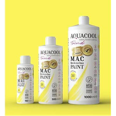 Aquacool Trend MAC Boya 150 ml - 241 Limon Sarı