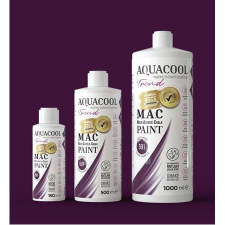 Aquacool Trend MAC Boya 150 ml - 591 Koyu Mor