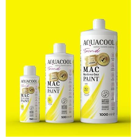 Aquacool Trend MAC Boya 150 ml - 251 Sarı