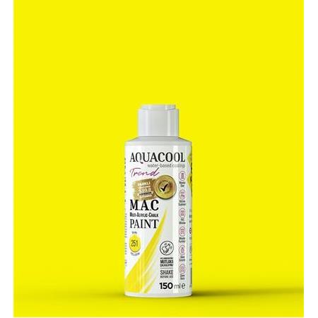 Aquacool Trend MAC Boya 150 ml - 251 Sarı