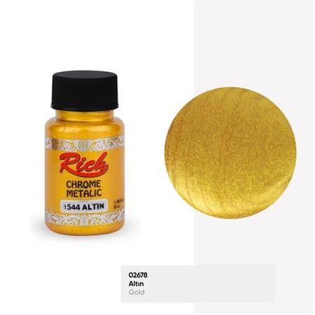 Rich Chrome Metalik Boya 50 cc - 1544  Altın