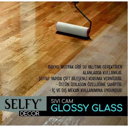 Rich Glossy Glass Sıvı Cam Vernik 300 Gram (200 gr + 100 gr )