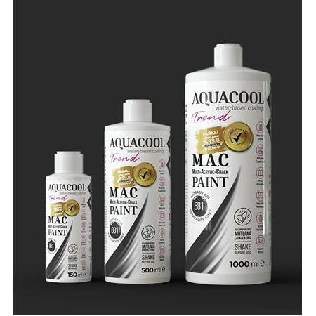 Aquacool Trend MAC Boya 1000 ml - 881 Antrasit Gri
