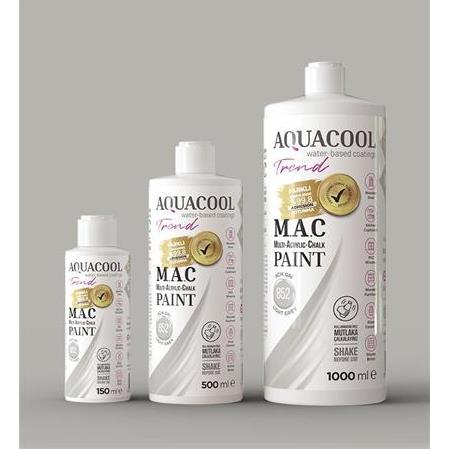 Aquacool Trend MAC Boya 1000 ml - 852 Açık Gri