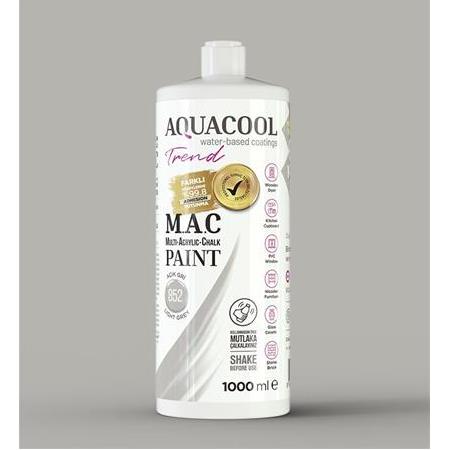 Aquacool Trend MAC Boya 1000 ml - 852 Açık Gri