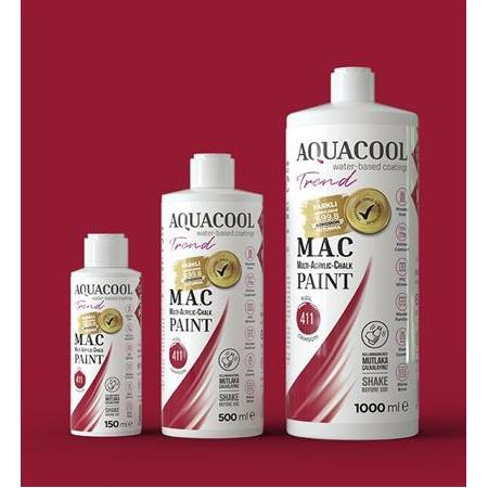 Aquacool Trend MAC Boya 1000 ml - 411 Kızıl