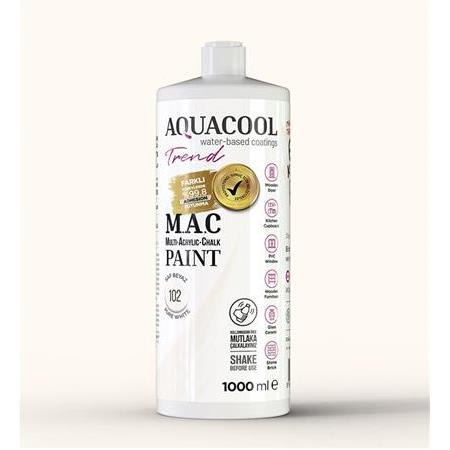 Aquacool Trend MAC Boya 1000 ml - 102 Saf Beyaz