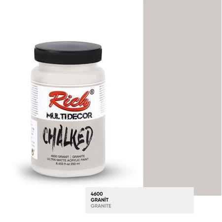 Rich Multi Decor Chalked Akrilik Boya 250 cc - 4600 Granit