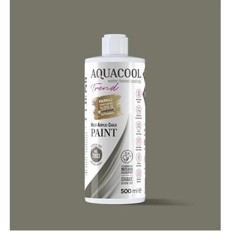 Aquacool Trend MAC Boya 500 ml - RAL 7003 Yosun Gri