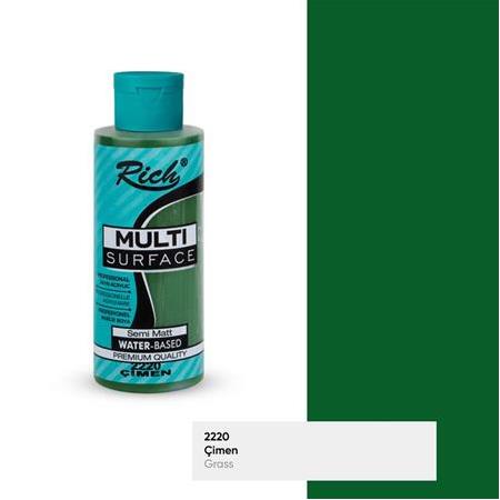 Rich Multi Surface Akrilik Boya 120 cc - 2220 Çimen