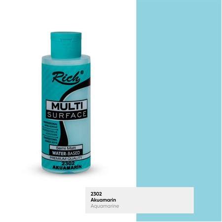 Rich Multi Surface Akrilik Boya 120 cc - 2302 Akuamarin