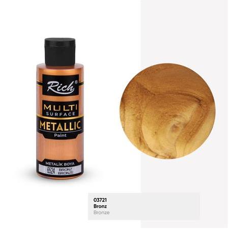 Rich Multi Surface Metalik Boya 120 cc - 6524 Bronz (03721)