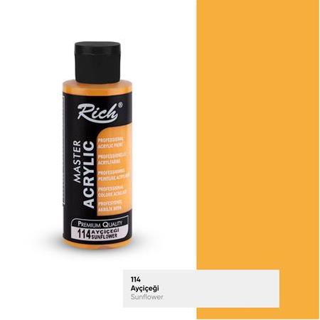 Rich Master Akrilik Boya 120 cc - 114 Ayçiçeği