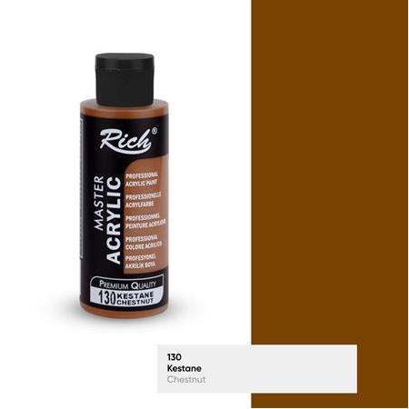 Rich Master Akrilik Boya 120 cc - 130 Kestane