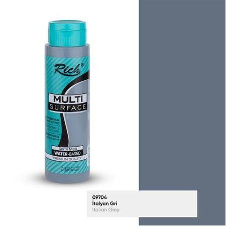 Rich Multi Surface Akrilik Boya 500 cc - 09706 Antrasit