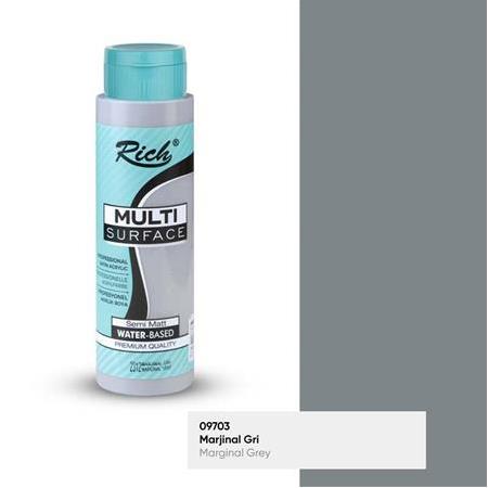 Rich Multi Surface Akrilik Boya 500 cc - 09705 Retro Siyah
