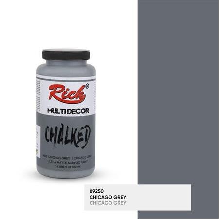 Rich Multi Decor Chalked Akrilik Boya 500 cc - 4602 Chıcago Grey (09250)