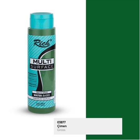 Rich Multi Surface Akrilik Boya 500 cc - 03878 Yağ Yeşili