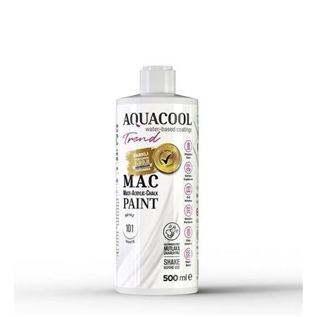 Aquacool Trend MAC Boya 500 ml - 101 Beyaz