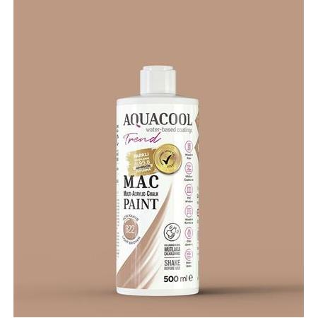 Aquacool Trend MAC Boya 500 ml - 822 Açık Kahve