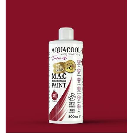 Aquacool Trend MAC Boya 500 ml - 411 Kızıl